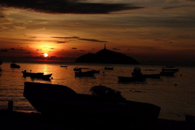 sunset en santa marta