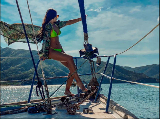 Veleros hacia bahía concha