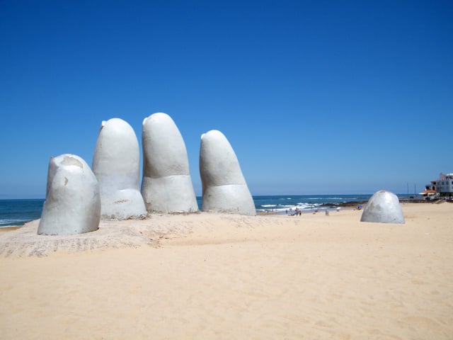 The Fingers, Uruguay beach