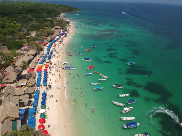 Playa Barú en Cartagena