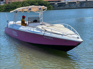 Pink Boat - Cartagena