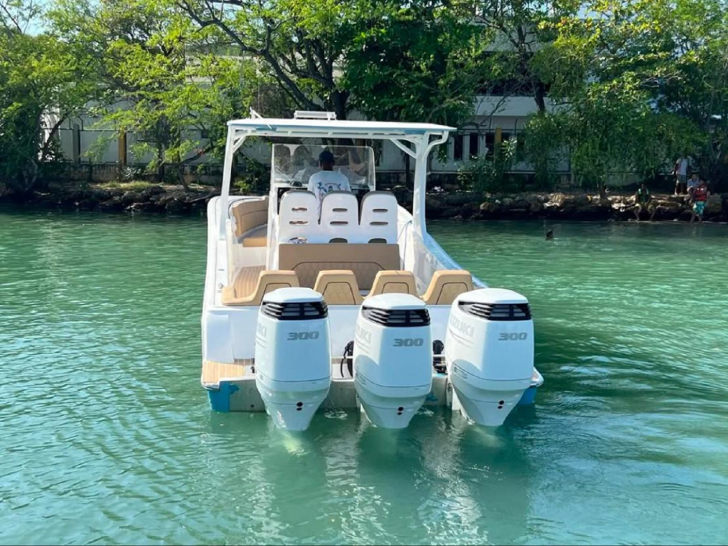 Alquiler lancha de lujo en Santa Marta para 14 personas