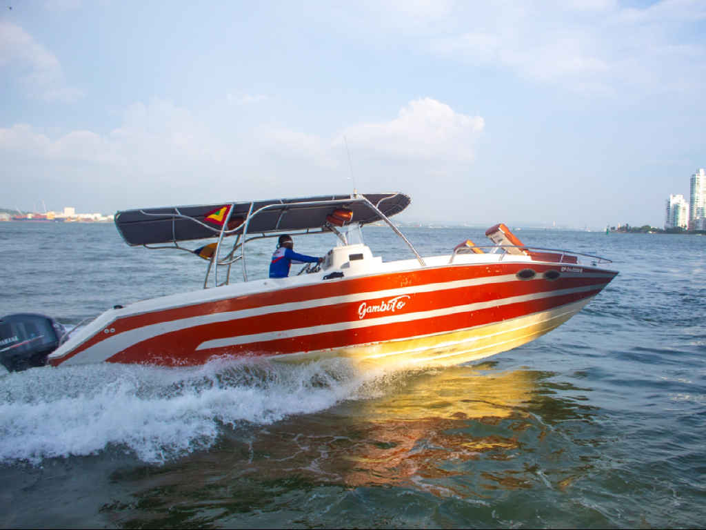 alquiler lancha para 15 personas en Cartagena