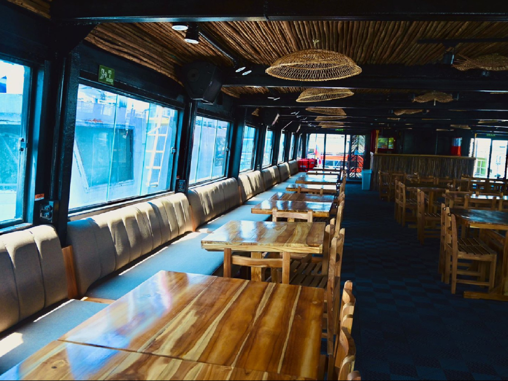 barco volar tour atardecer