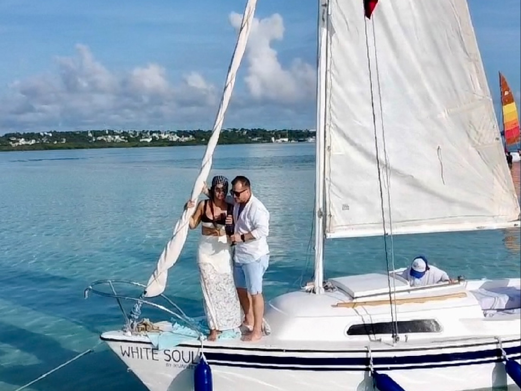 alquiler velero en san andres para 2 a 4 personas