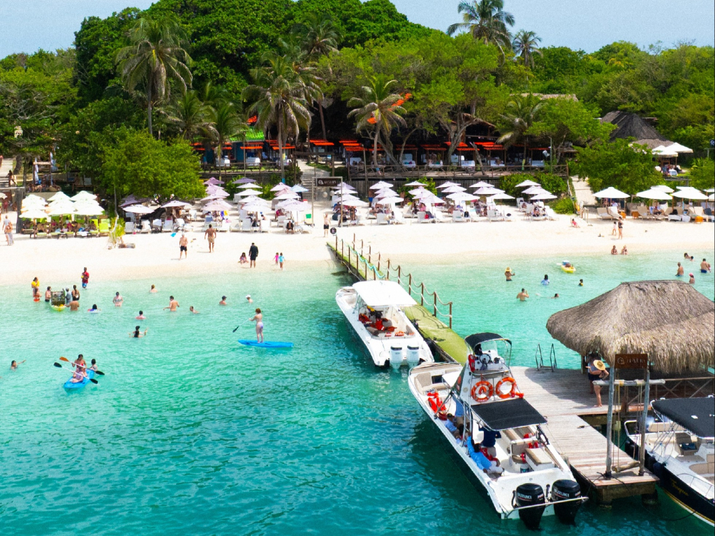 pasadia open bar luxury beach islas del rosario