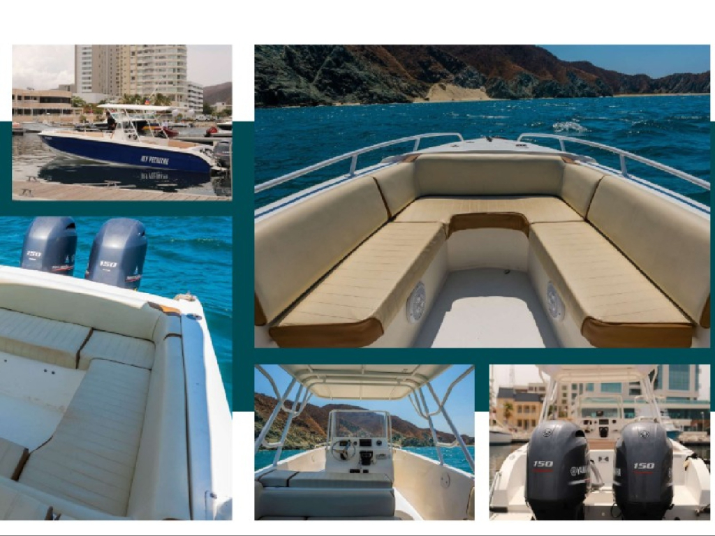 alquiler lancha para 14 personas en santa marta